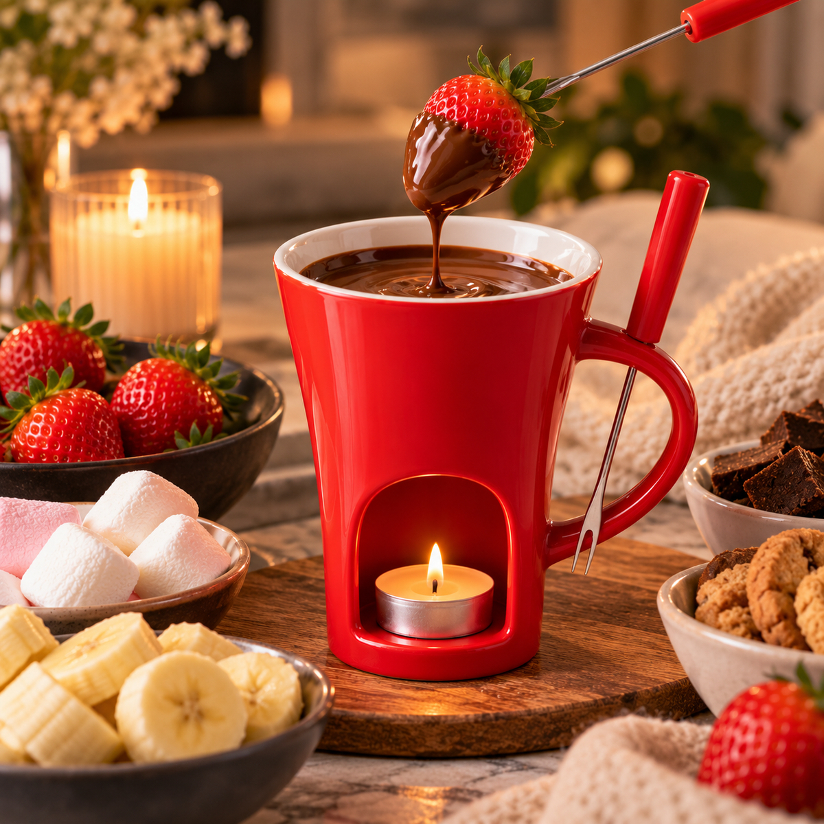 Chocolate Melting Mug Fondue Cup