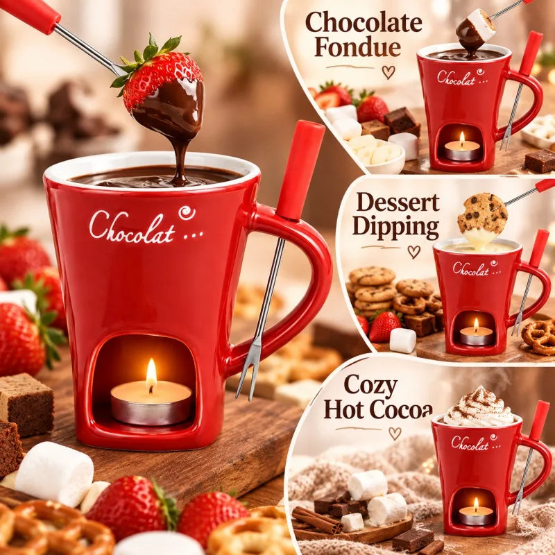 Chocolate Melting Mug Fondue Cup