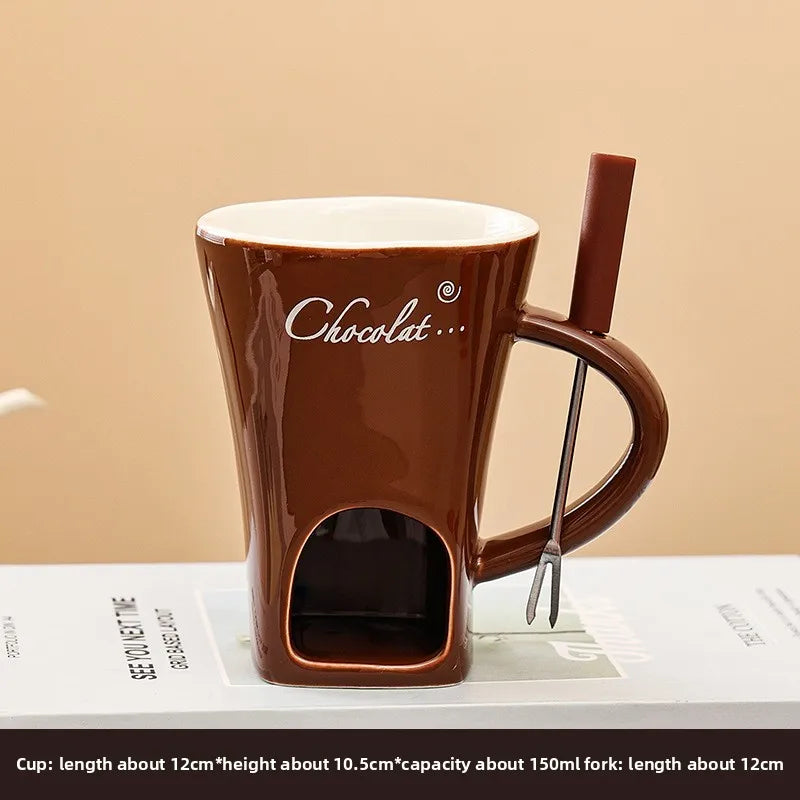 Chocolate Melting Mug Fondue Cup